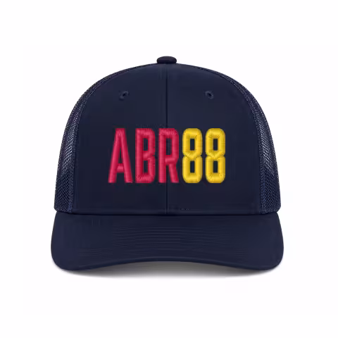 Block plus Number - Trucker Snapback - Navy