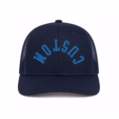 Personalize Upside Down - Trucker Snapback - Navy